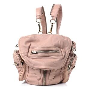 Alexander Wang Mini Marti backpack 
blush leather backpack convertible to purse